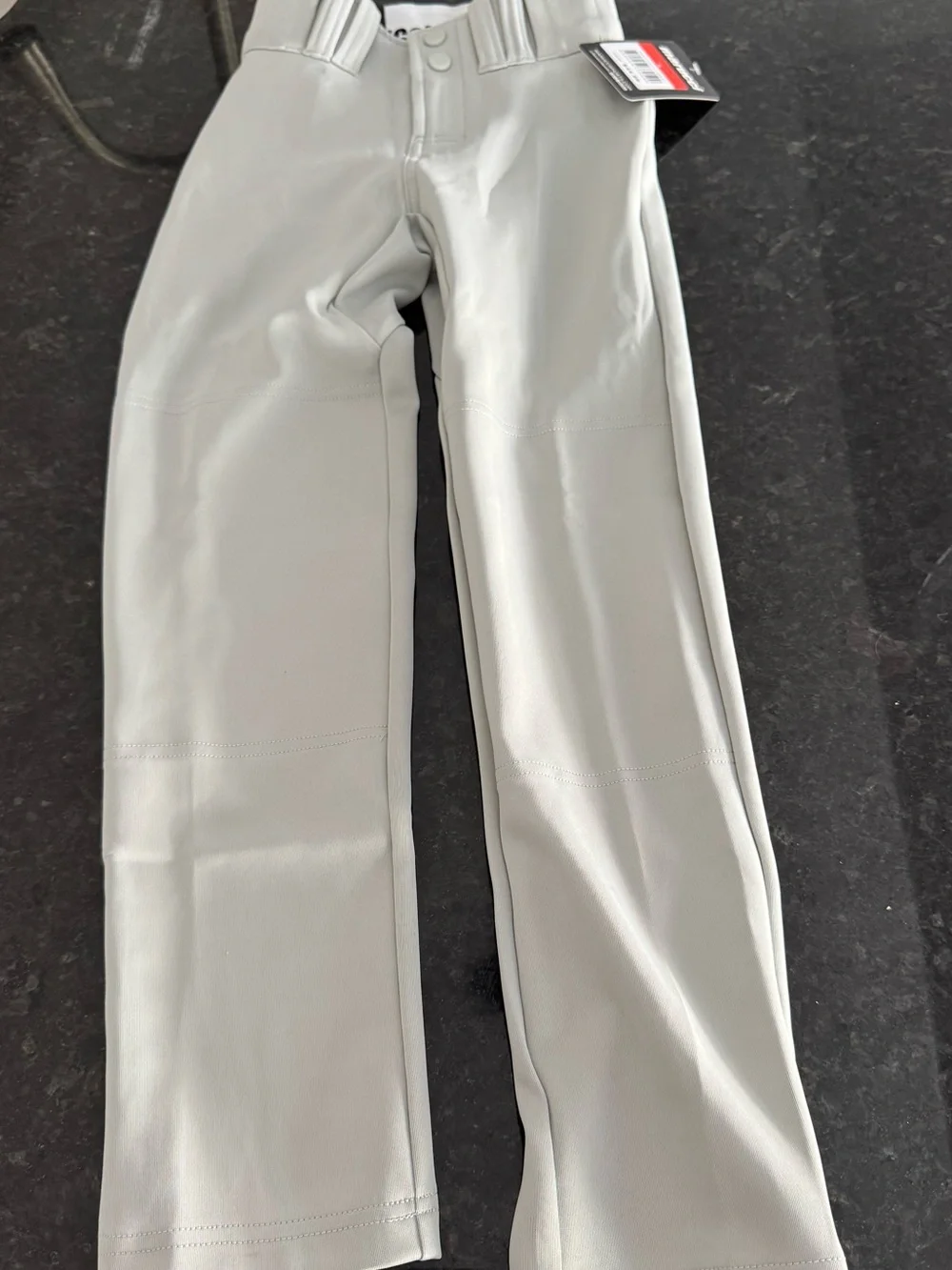 Marucci Youth Elite APEX Baseball Pant, Gray, Youth Small New Tapered Fit